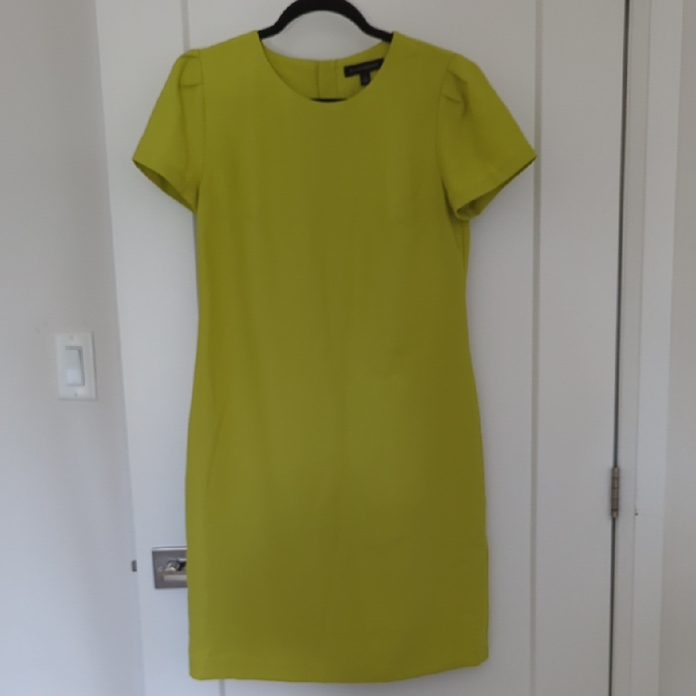 Banana Republic Vibrant Green Mini Dress